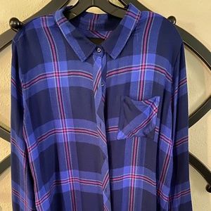 Rails Plaid Button Down Size XL